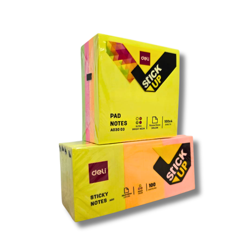 Deli Sticky Notes Assorted Colors