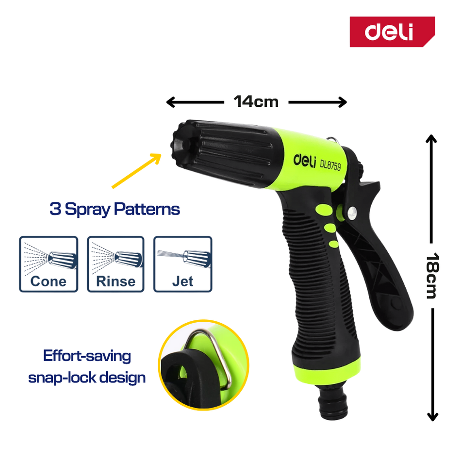Deli Plastic Trigger Nozzle 3-Way