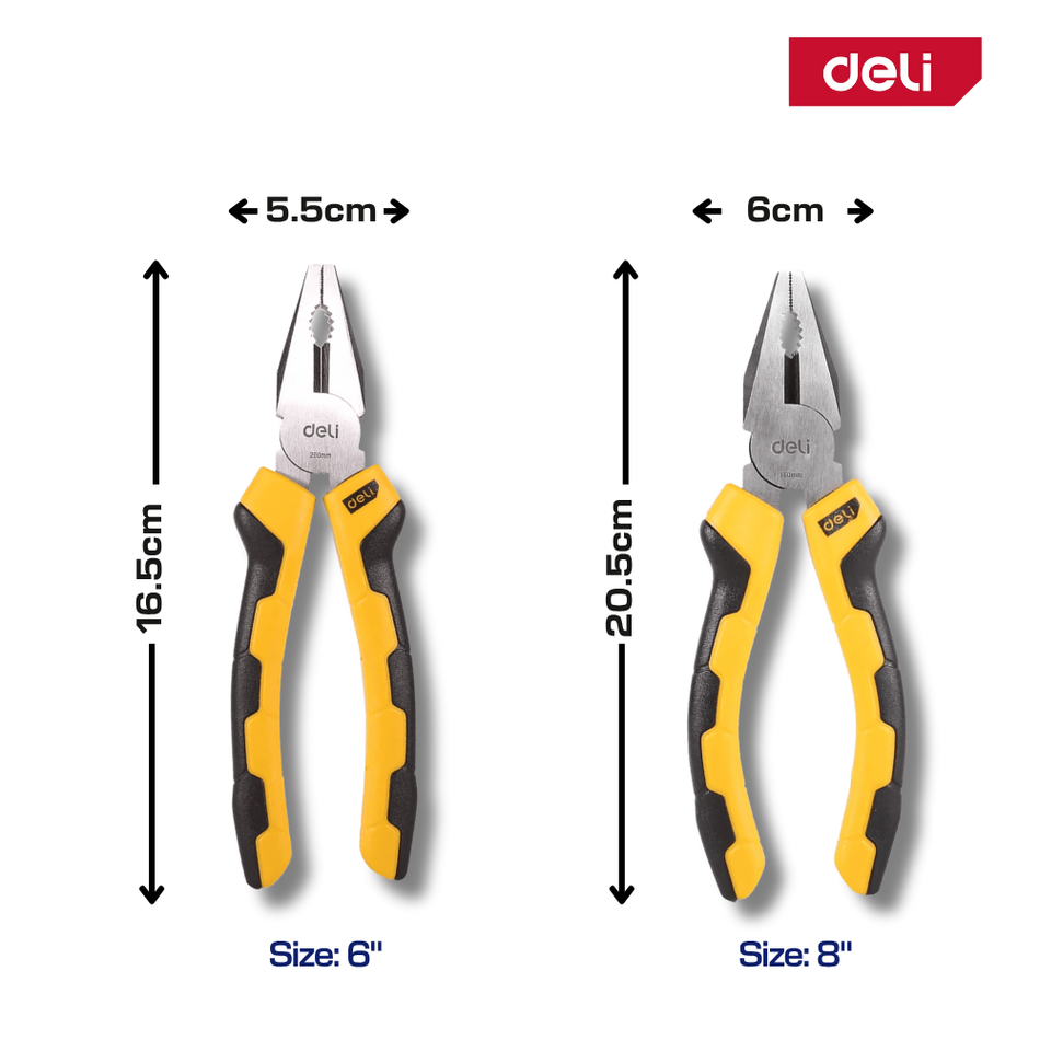 Deli Combination Pliers 6” / 8”