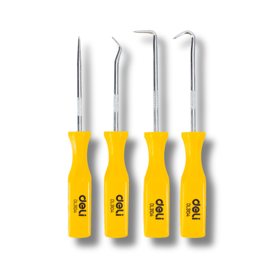 Deli 4 Pcs Pick & Hook Set