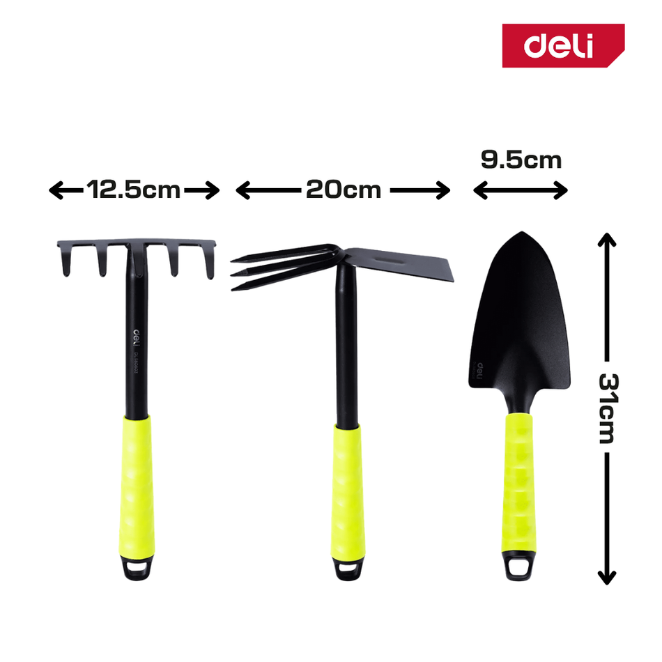 Deli 3 Pcs Garden Tool Set