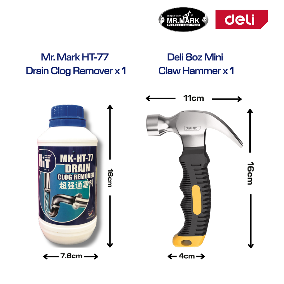 Home Fix Starter Pack M/L/XL 6-in-1 Tools Set