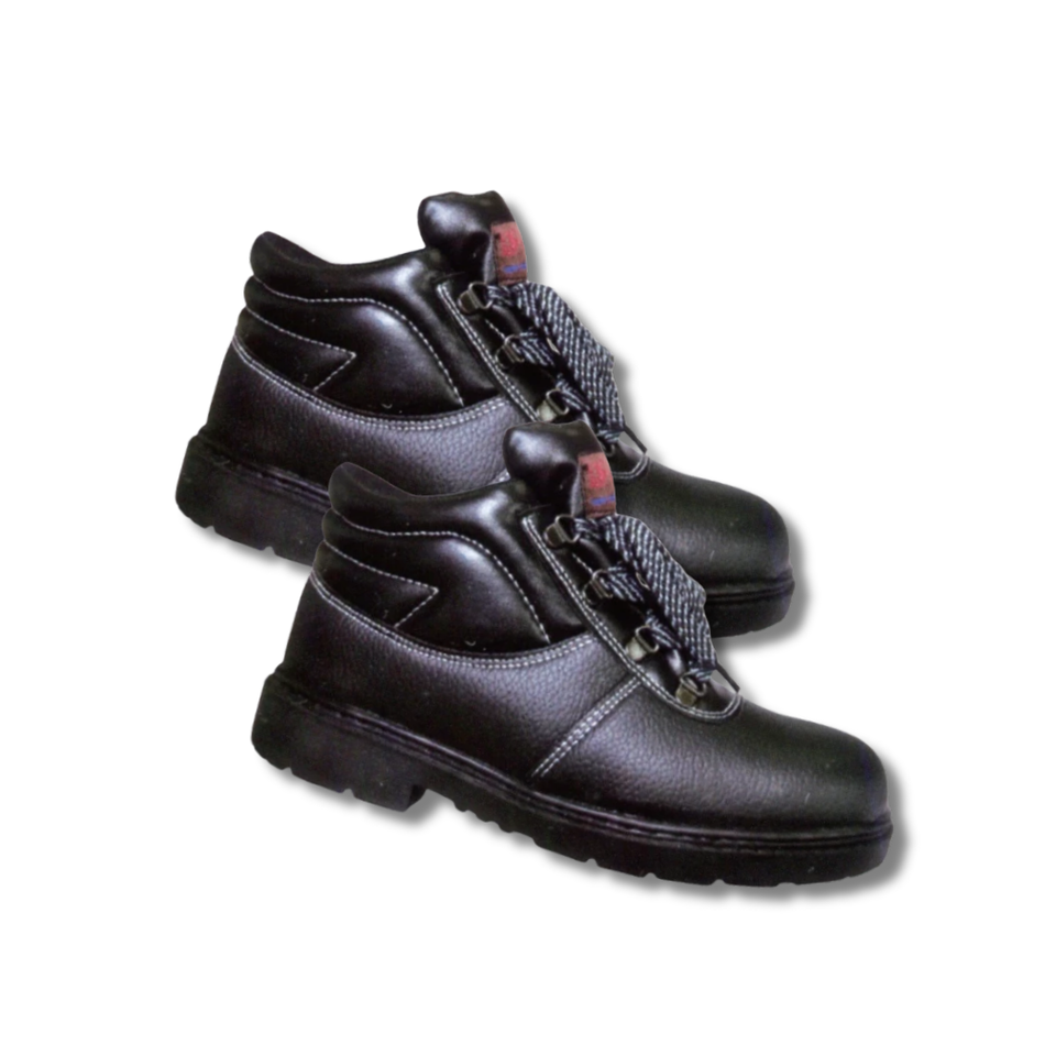 OSP PU Base Steel Toe Safety Shoes High Cut Anti-Slip for Worksite & Factory
