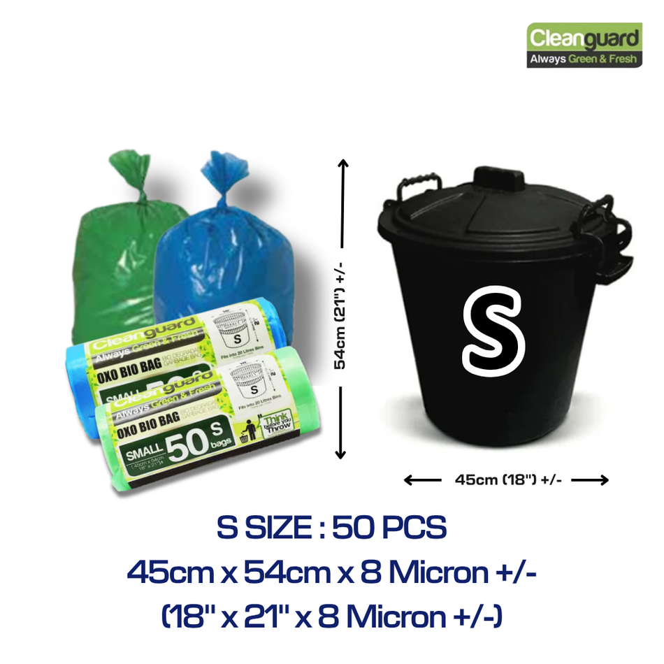 Cleanguard OXO Bio-Degradable Garbage Bags