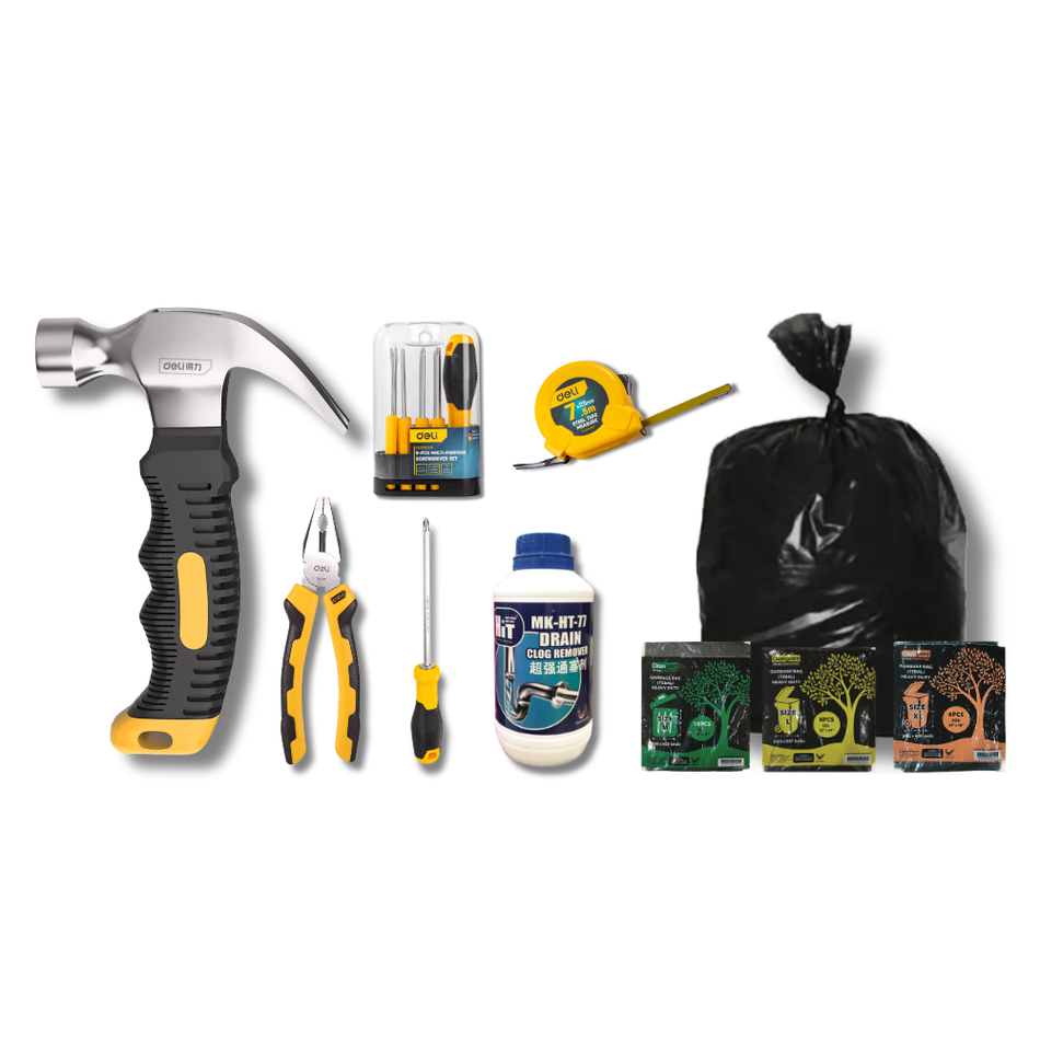 Home Fix Starter Pack M/L/XL 6-in-1 Tools Set