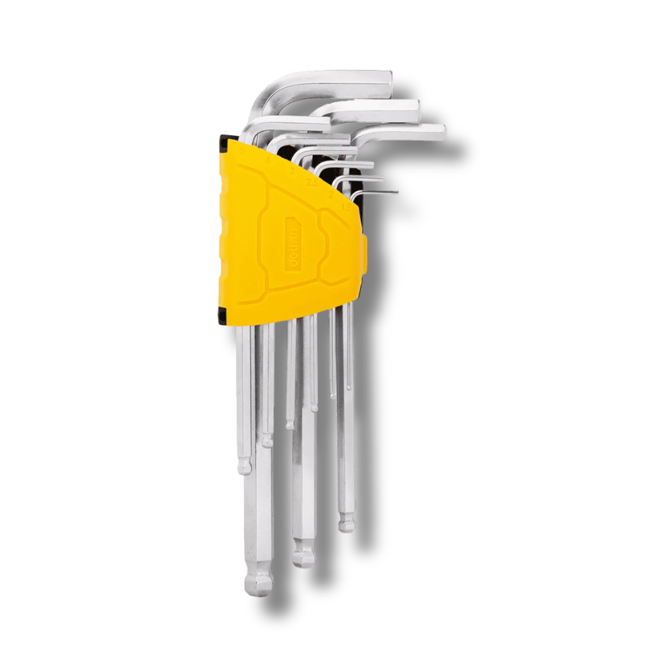 Deli 9 Pcs Long Ball End Hex Key Set