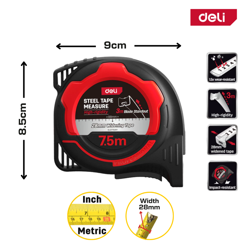 Deli Measuring Steel Tape