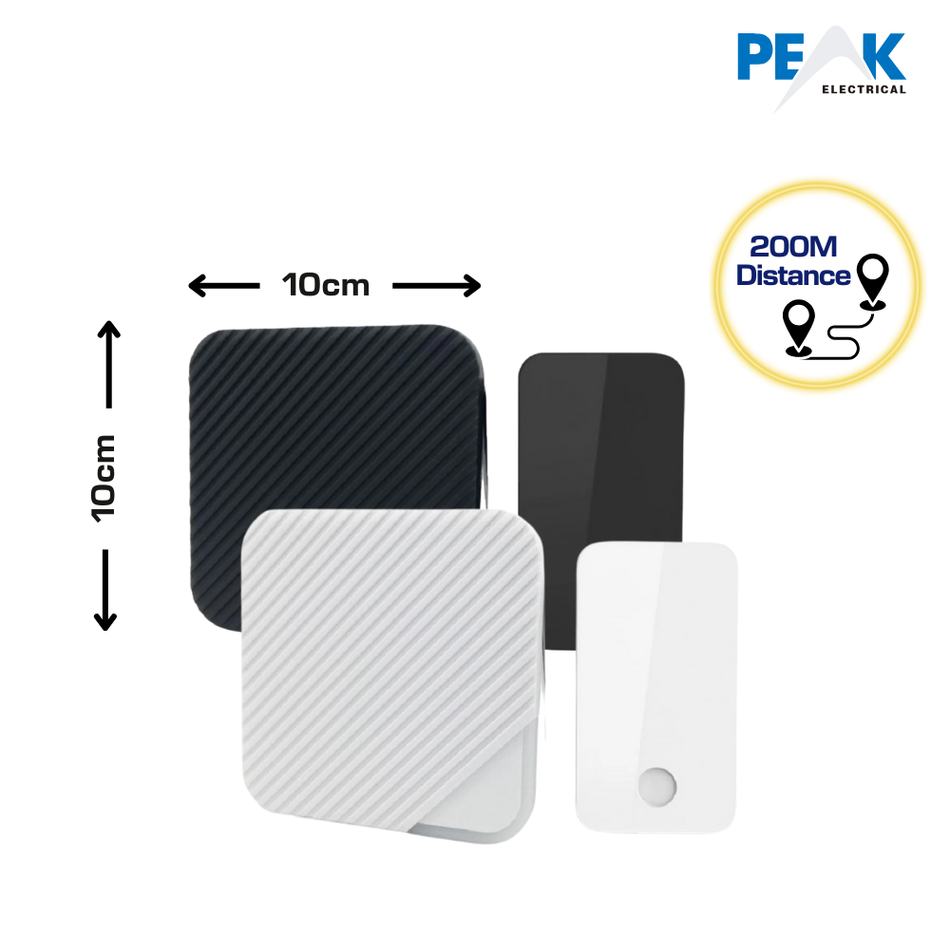 PEAK Wireless Kinetic Door Bell Plug In 36 Chimes Long Range for Home