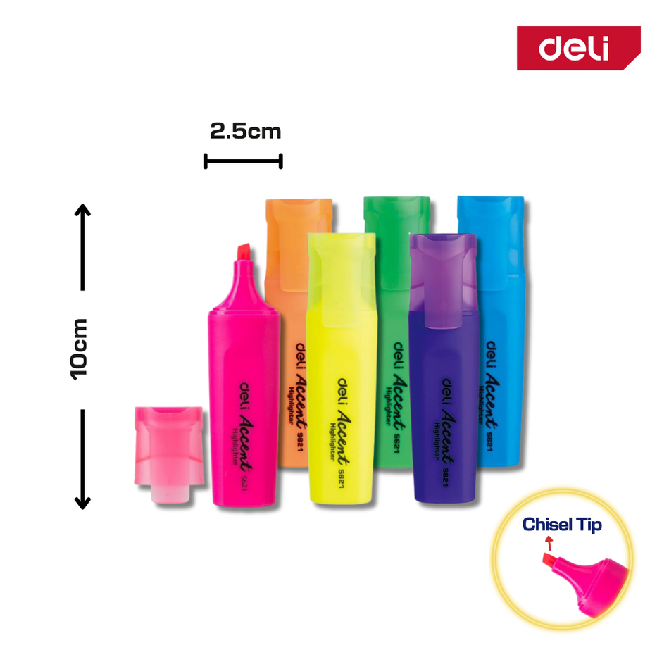 Deli Highlighter Chisel