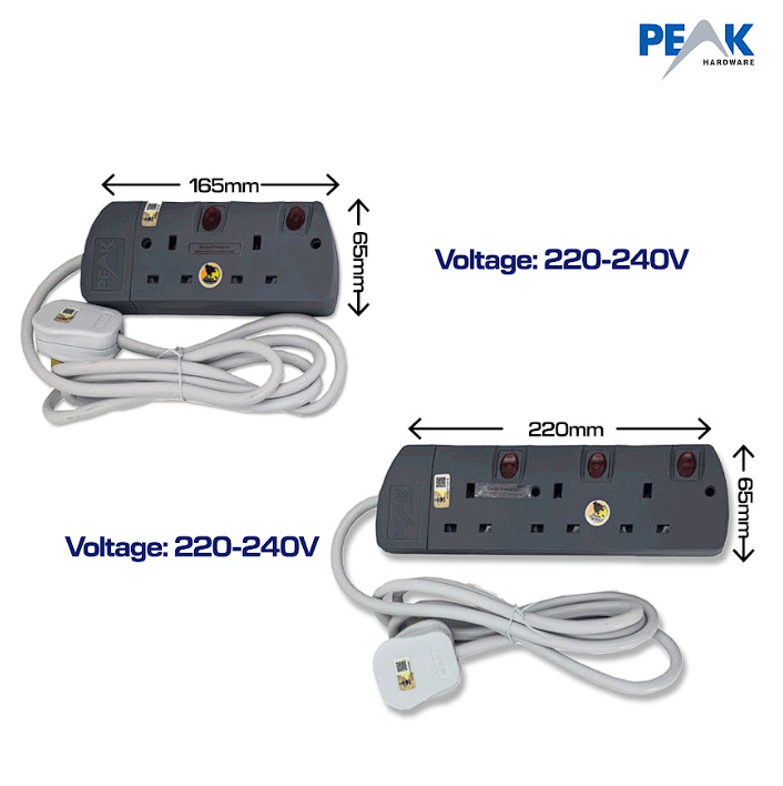 Peak 5M Portable Extension Socket 13A (SIRIM)