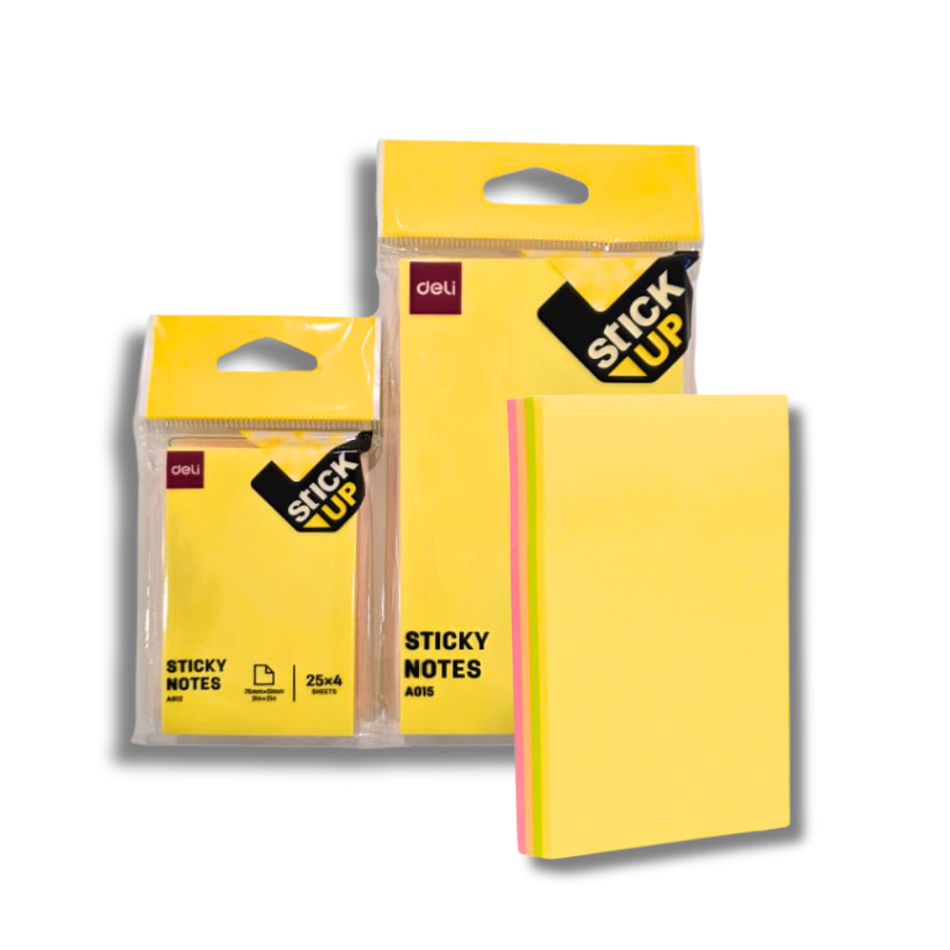 Deli Sticky Notes Assorted Colors