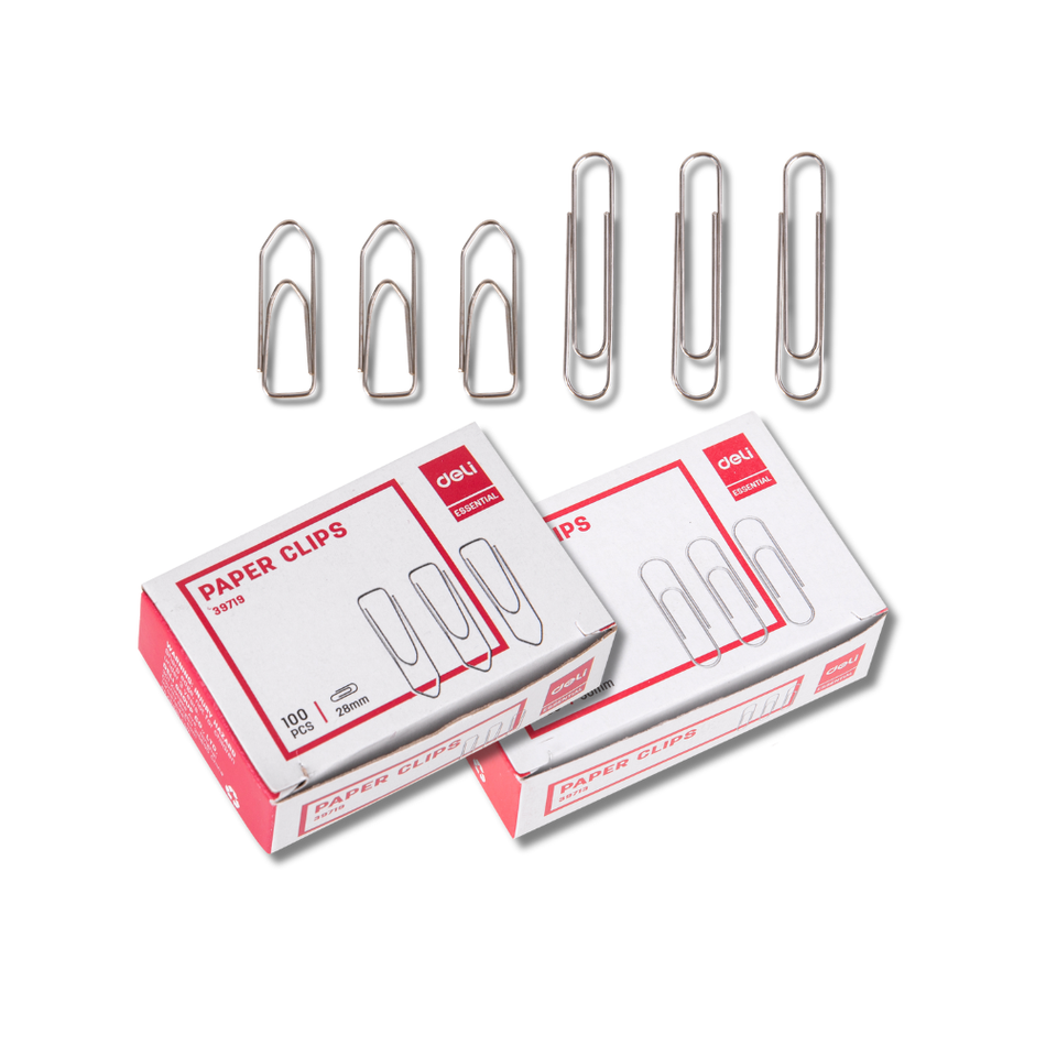 Deli Paper Clips Assorted