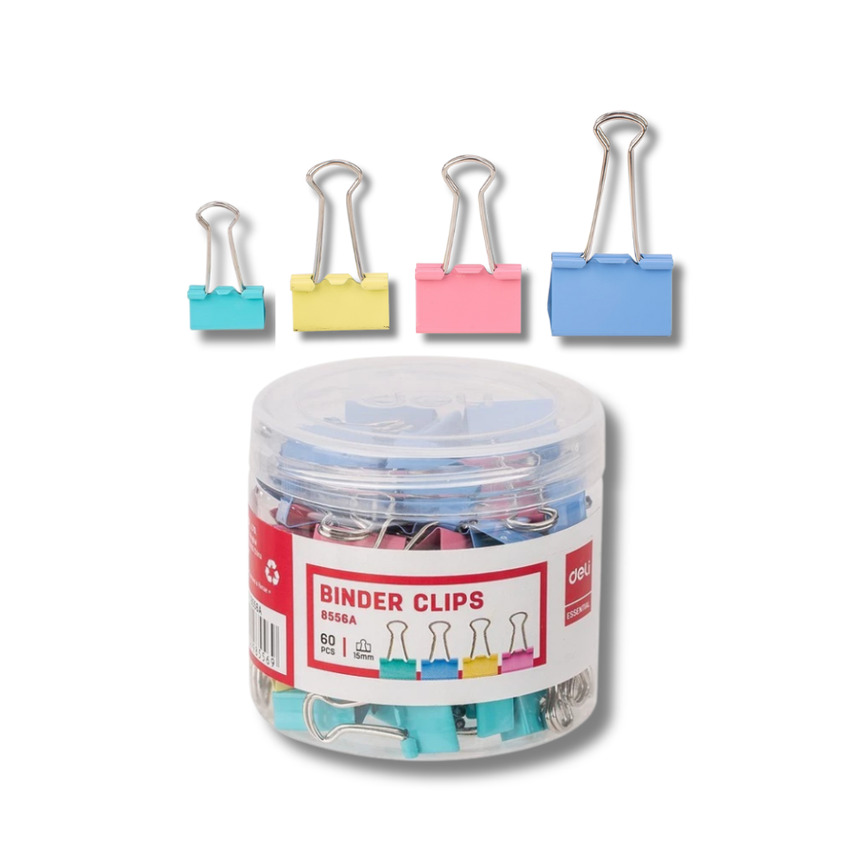 Deli Assorted Binder Clips