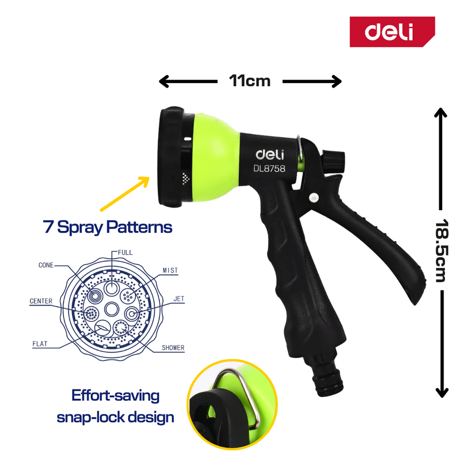 Deli Plastic Trigger Nozzle 7-Way