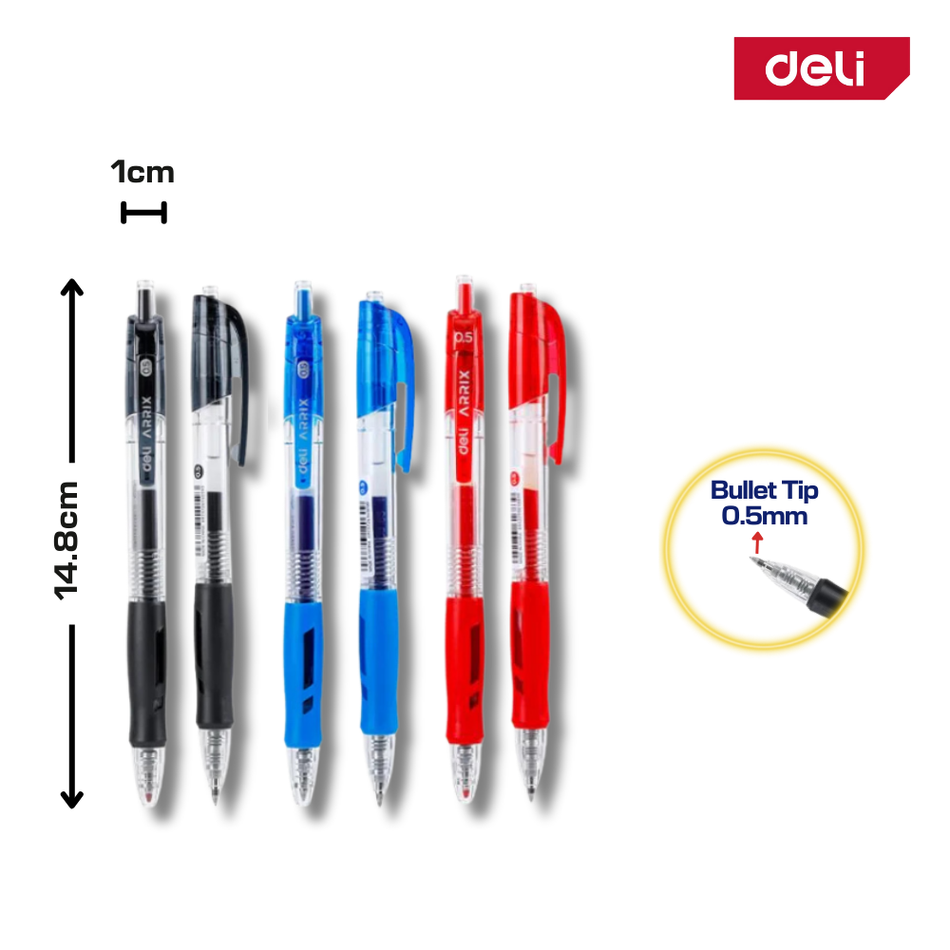 Deli Gel Pen 0.5mm